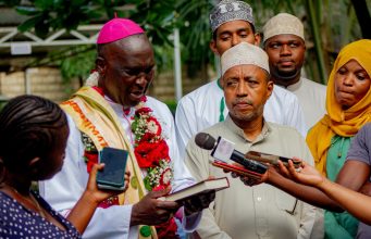 Muslim Clerics Welcome Coadjutor Archbishop Dominic Kimengich to Mombasa