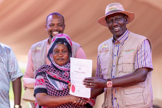 Ruto steps up Coast land drive, issues 94,175 title deeds in Kwale
