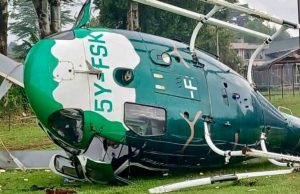 PS Ng’eno among survivors of KFS helicopter crash in Kericho