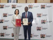 China hands Kenya USD 2 Million Grant for Ebola preparedness and Drought response